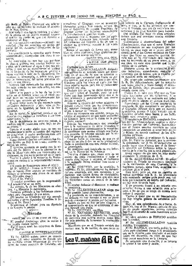 ABC MADRID 18-06-1914 página 9