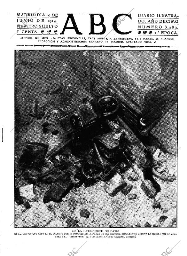ABC MADRID 19-06-1914 página 1