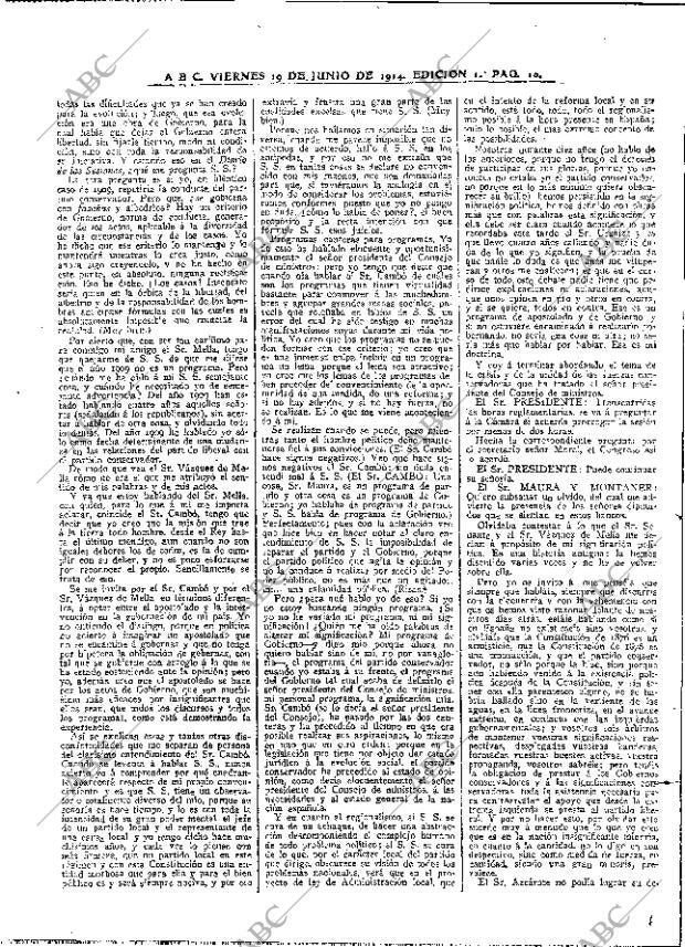 ABC MADRID 19-06-1914 página 10