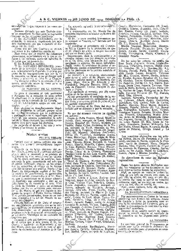 ABC MADRID 19-06-1914 página 13