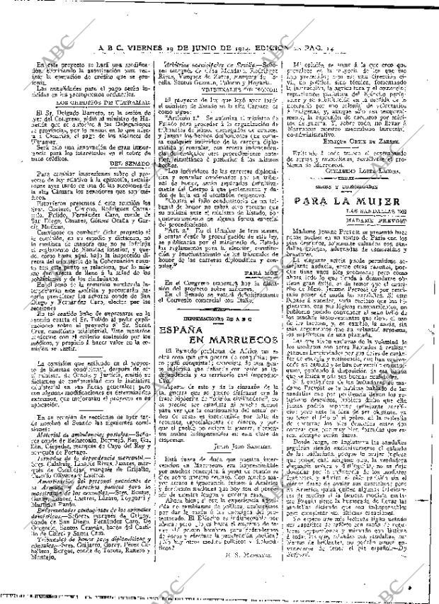 ABC MADRID 19-06-1914 página 14