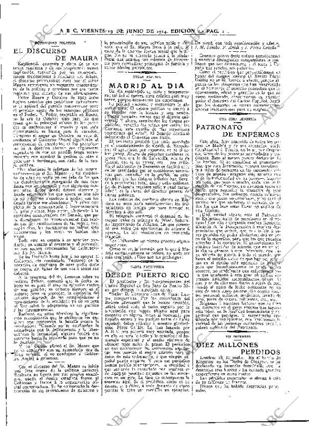 ABC MADRID 19-06-1914 página 15