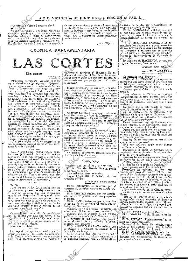ABC MADRID 19-06-1914 página 5