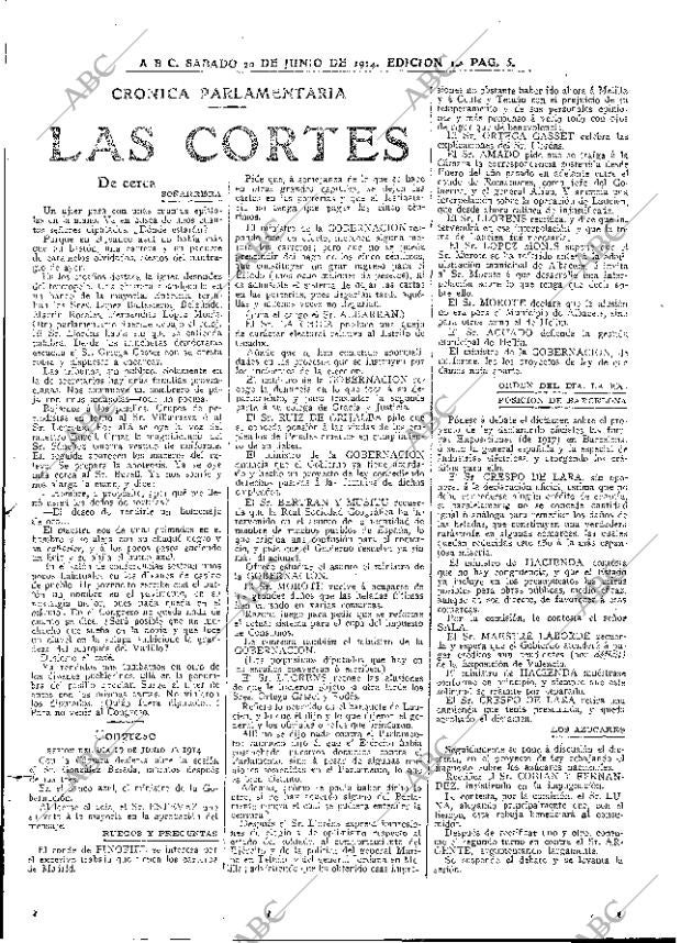 ABC MADRID 20-06-1914 página 5