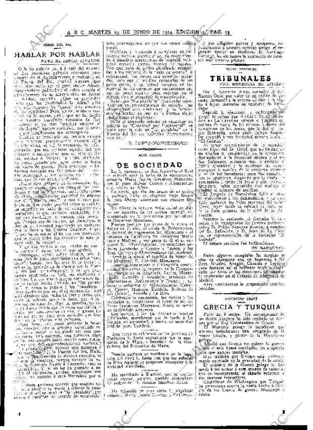 ABC MADRID 23-06-1914 página 15