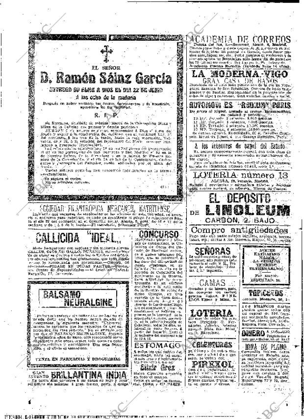 ABC MADRID 23-06-1914 página 16