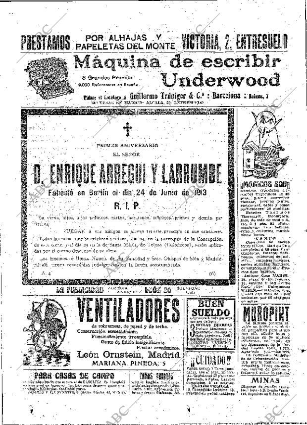 ABC MADRID 23-06-1914 página 20