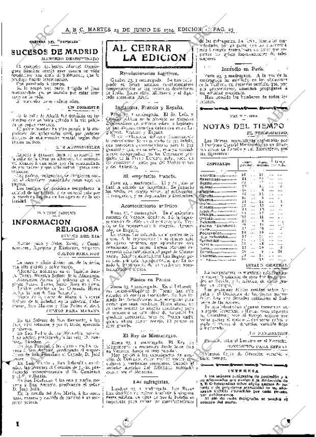 ABC MADRID 23-06-1914 página 23