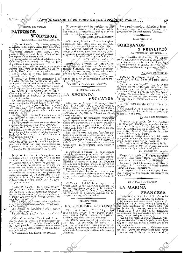 ABC MADRID 27-06-1914 página 15