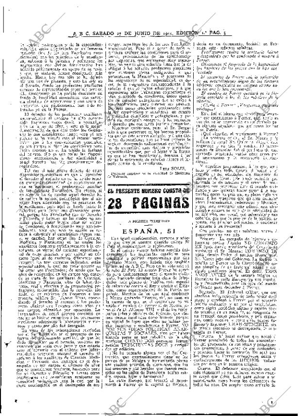 ABC MADRID 27-06-1914 página 5