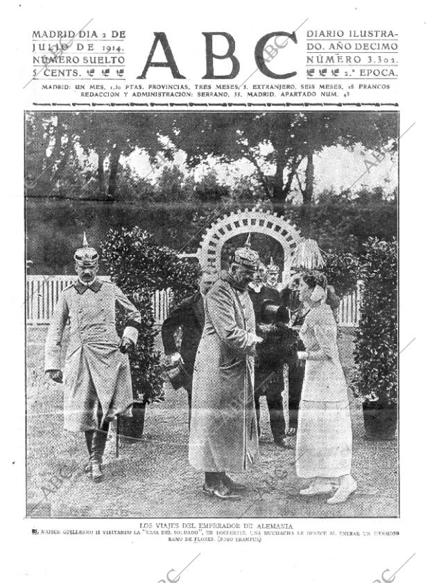 ABC MADRID 02-07-1914 página 1