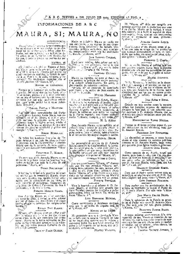 ABC MADRID 02-07-1914 página 7