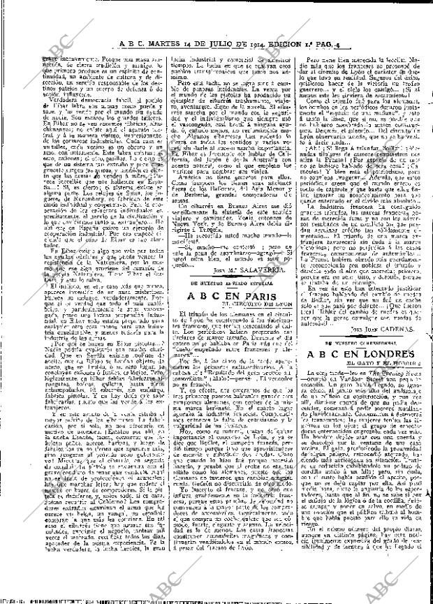 ABC MADRID 14-07-1914 página 4