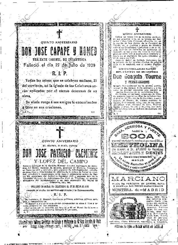 ABC MADRID 26-07-1914 página 22