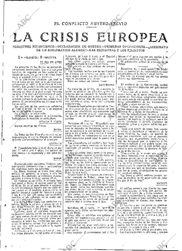 ABC MADRID 29-07-1914 página 7