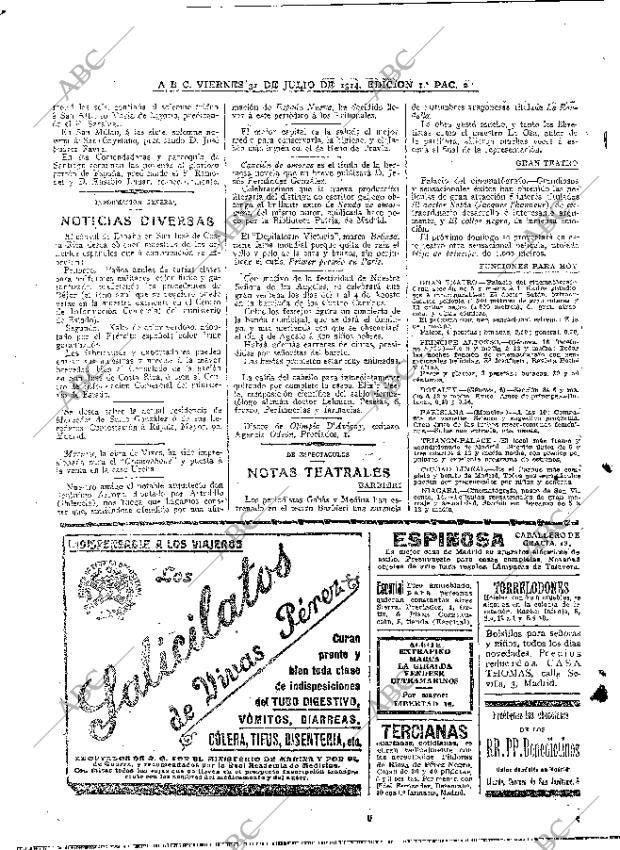 ABC MADRID 31-07-1914 página 20