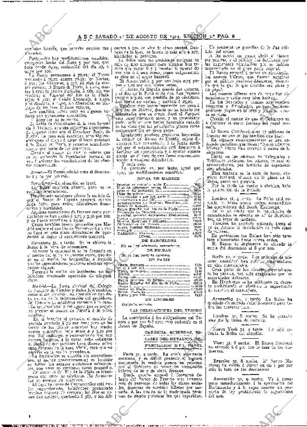 ABC MADRID 01-08-1914 página 8