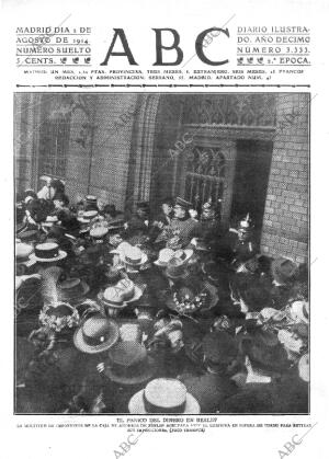 ABC MADRID 02-08-1914 página 1