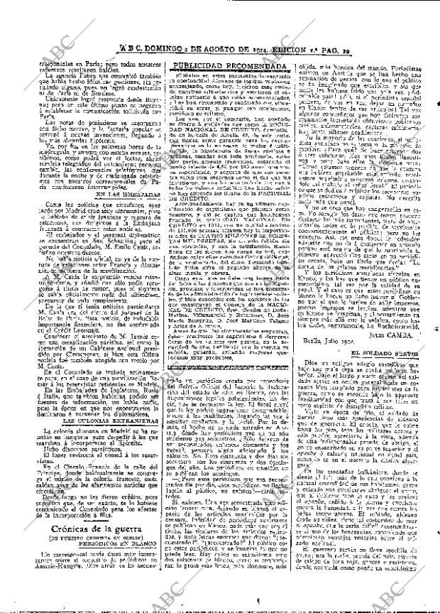 ABC MADRID 02-08-1914 página 12