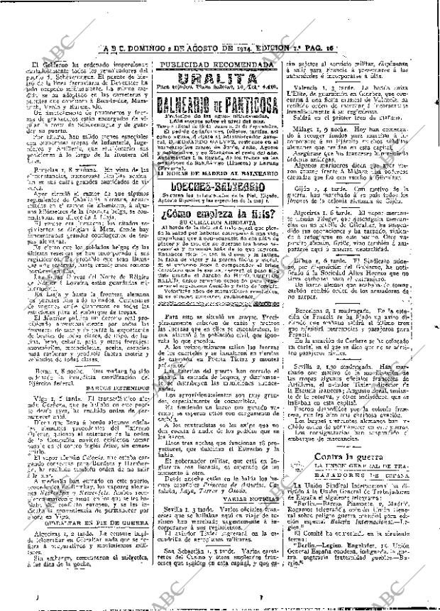 ABC MADRID 02-08-1914 página 16