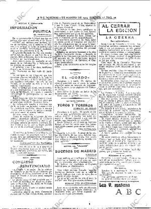 ABC MADRID 02-08-1914 página 20