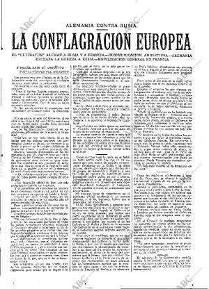 ABC MADRID 02-08-1914 página 9