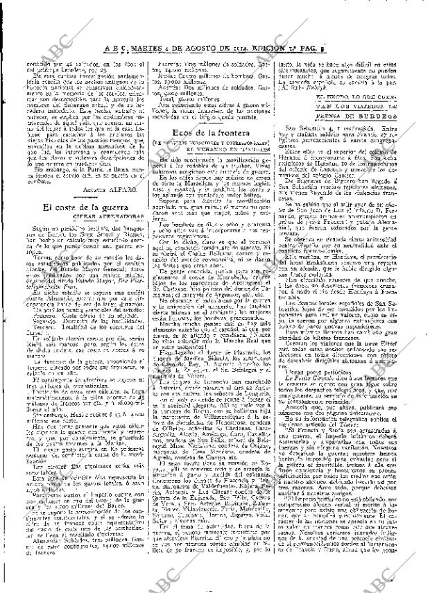 ABC MADRID 04-08-1914 página 9