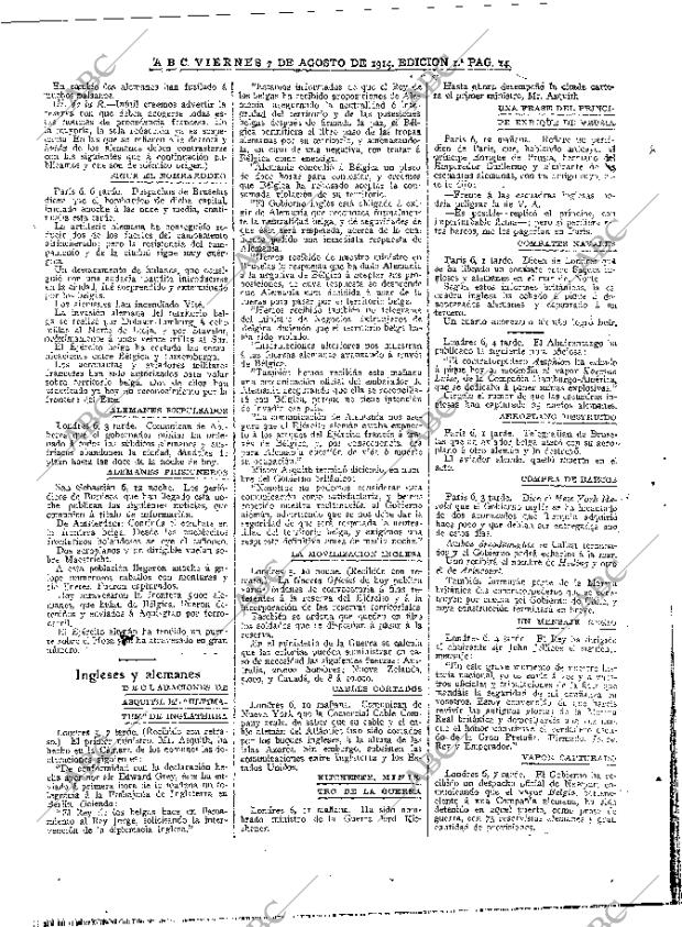 ABC MADRID 07-08-1914 página 14