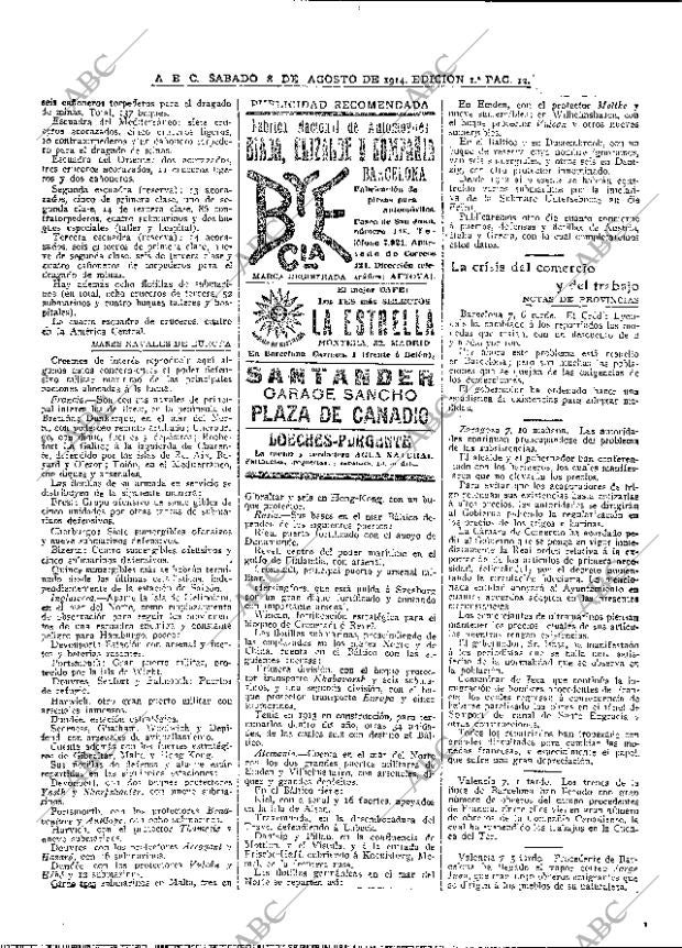 ABC MADRID 08-08-1914 página 12