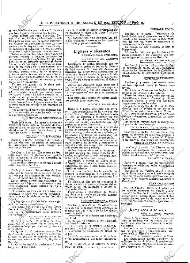 ABC MADRID 08-08-1914 página 15
