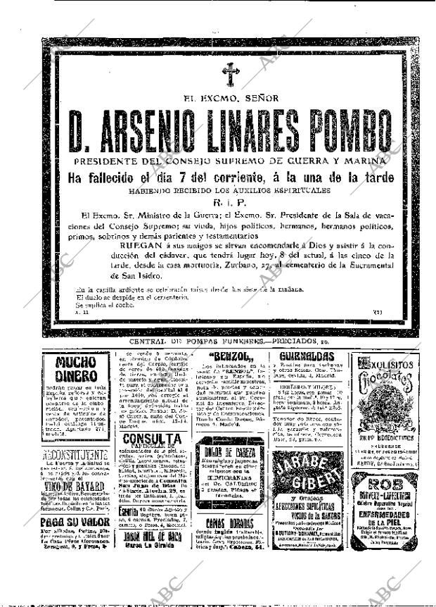 ABC MADRID 08-08-1914 página 26