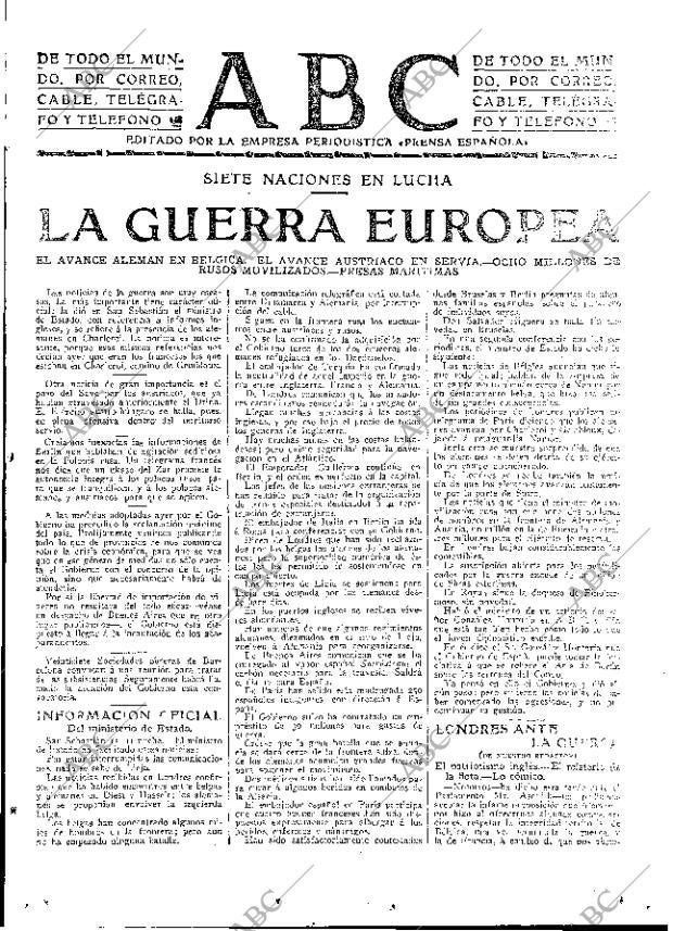 ABC MADRID 16-08-1914 página 7