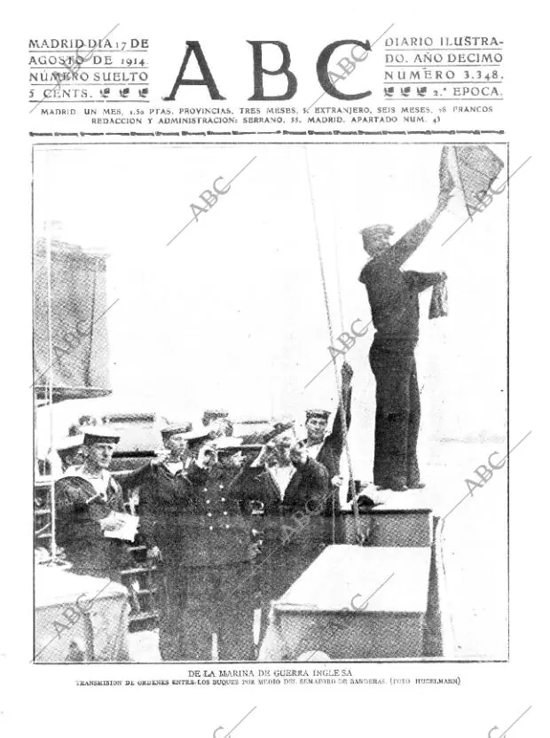 ABC MADRID 17-08-1914 página 1