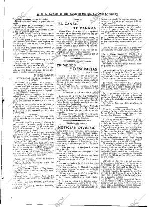 ABC MADRID 17-08-1914 página 17