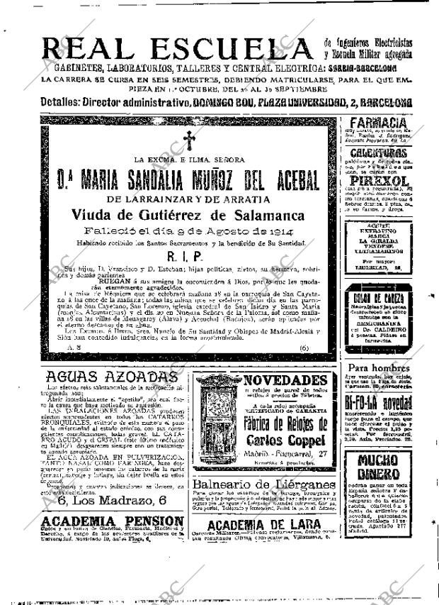 ABC MADRID 17-08-1914 página 22
