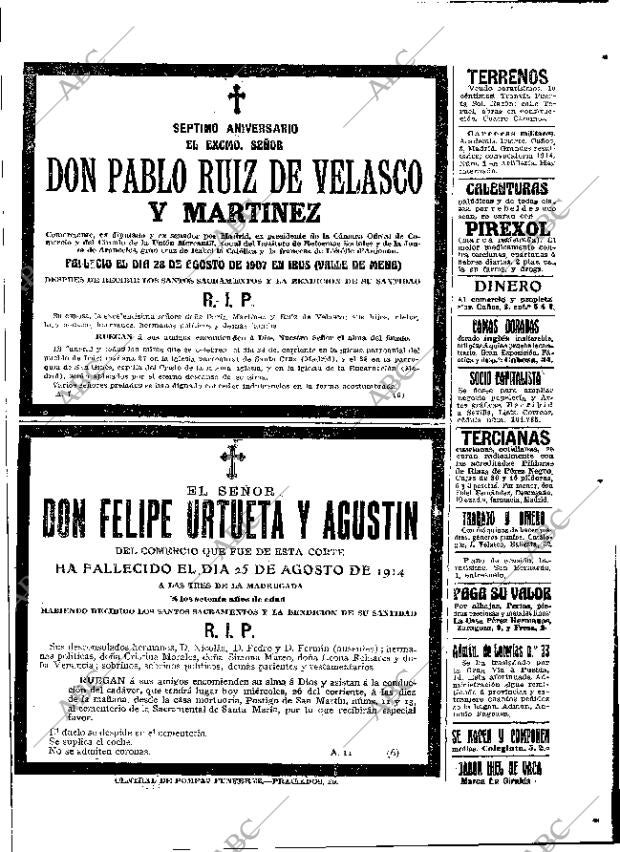 ABC MADRID 26-08-1914 página 23