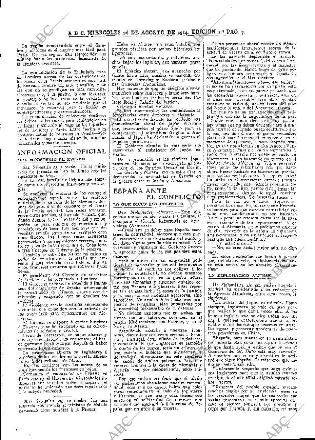 ABC MADRID 26-08-1914 página 7