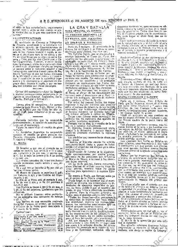 ABC MADRID 26-08-1914 página 8