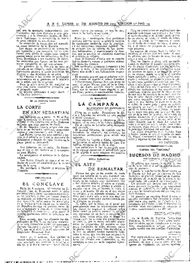 ABC MADRID 31-08-1914 página 14