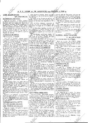 ABC MADRID 31-08-1914 página 9