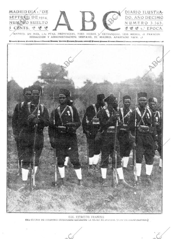 ABC MADRID 01-09-1914 página 1