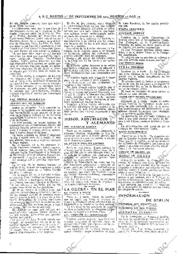 ABC MADRID 01-09-1914 página 11