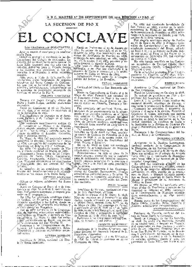 ABC MADRID 01-09-1914 página 16