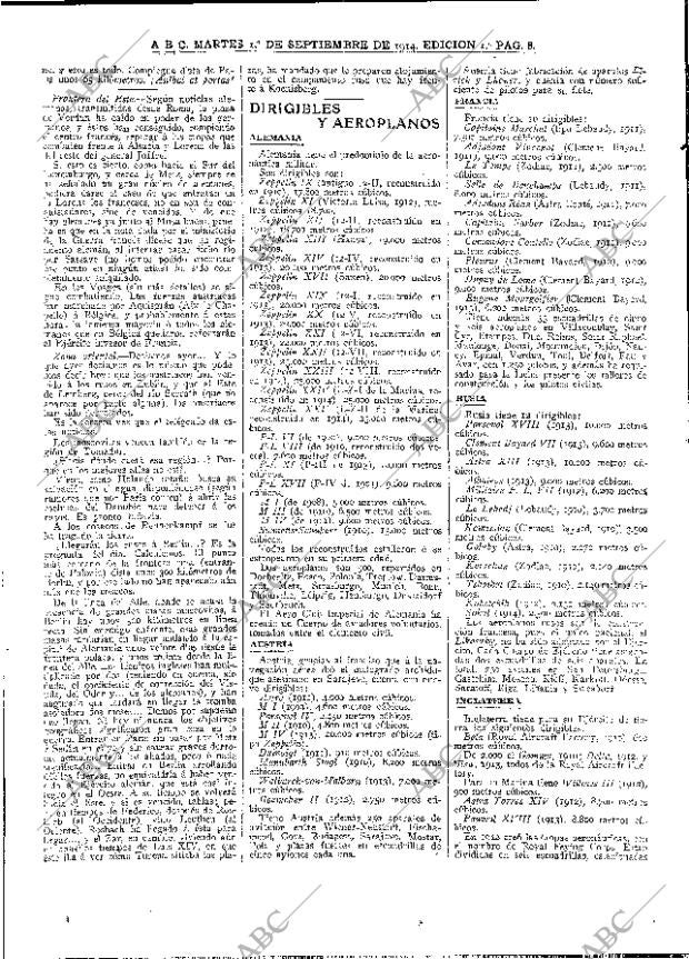 ABC MADRID 01-09-1914 página 8