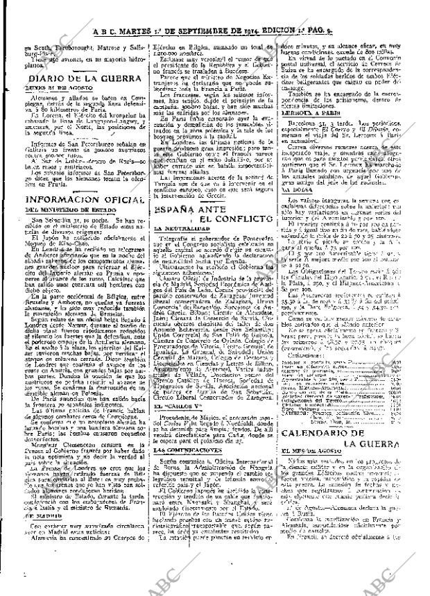 ABC MADRID 01-09-1914 página 9
