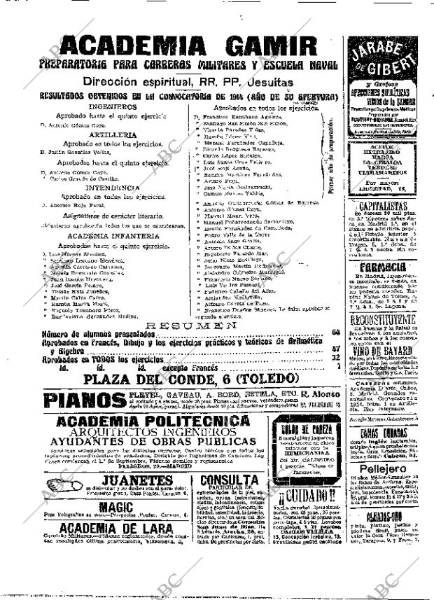 ABC MADRID 05-09-1914 página 24