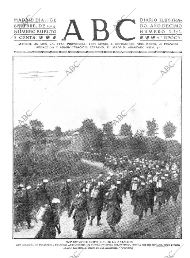 ABC MADRID 11-09-1914 página 1