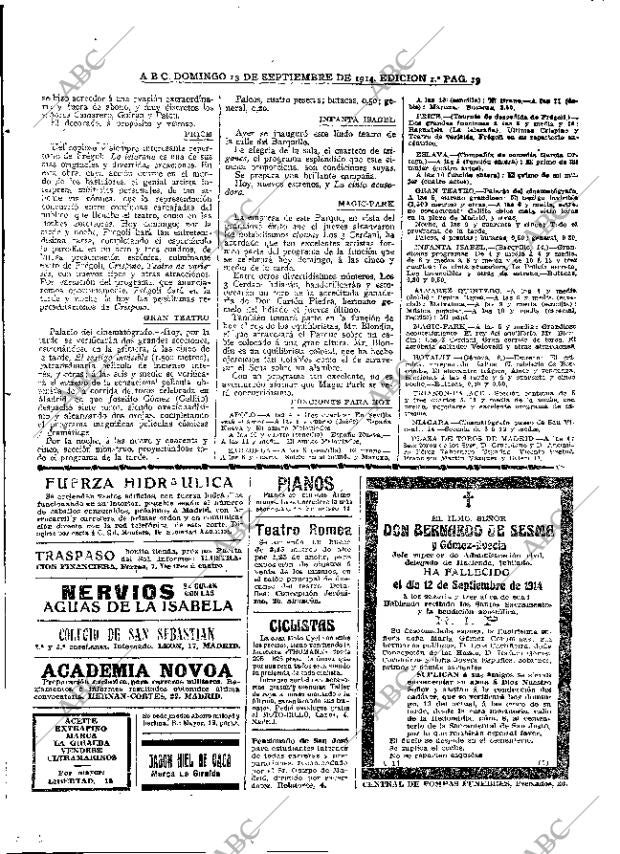 ABC MADRID 13-09-1914 página 19