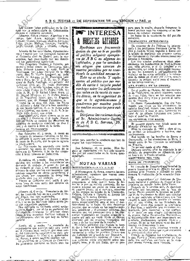ABC MADRID 17-09-1914 página 12