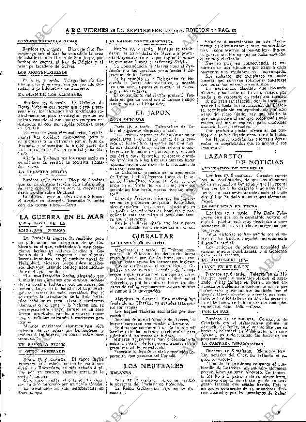 ABC MADRID 18-09-1914 página 11